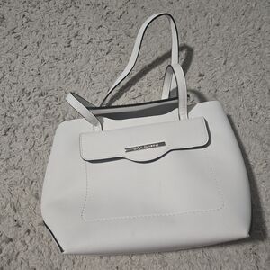 Steve Madden White Shoulder Bag